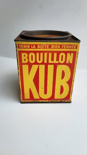 BOITE PUBLICITAIRE BOUILLON KUB ANCIENNE N°1