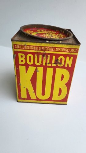BOITE PUBLICITAIRE BOUILLON KUB ANCIENNE N°2