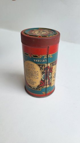 BOITE PUBLICITAIRE EPICES RABELAIS ANCIENNE