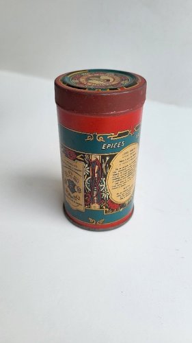 BOITE PUBLICITAIRE EPICES RABELAIS ANCIENNE