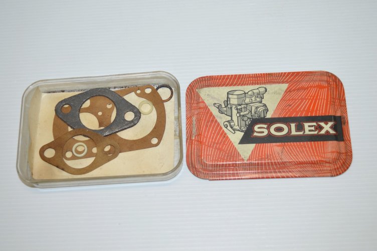 -BOITE SOLEX VIT KIT QUICK TUNE UP KIT Couvercle métal  PUBLICITE  CITROEN 2 CV
