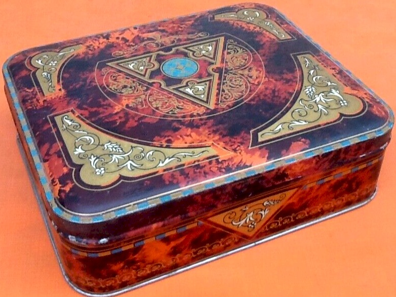 RARE, ANCIENNE BOÎTE Boule En Tôle, Époque 1900-1920 EUR