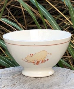 Old bowl made in France