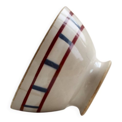 Bol ancien en faïence Creil et Montereau HBCM décor Béarn