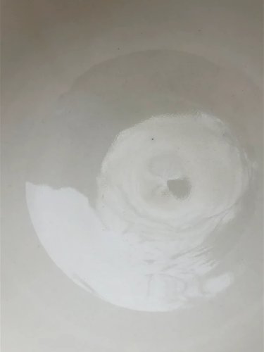 Bol en faïence blanc motifs bleus