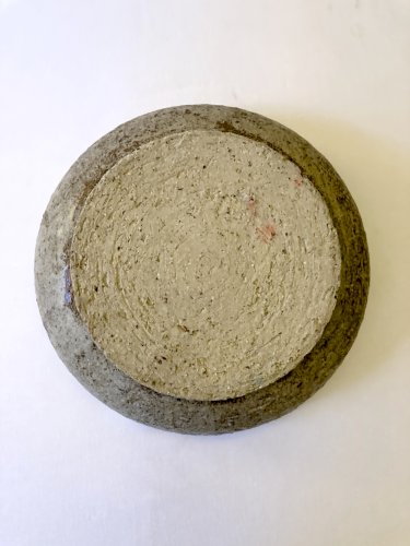 Bol ou plat en grès pyrité