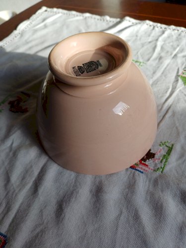 Bol rosé pâle Sarreguemines dimension moyenne 