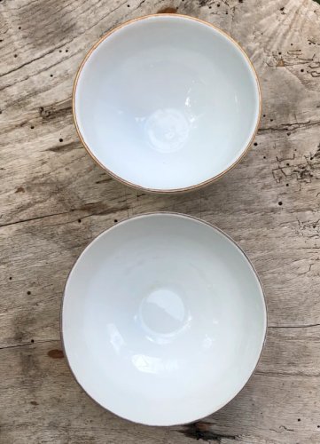 Bols en porcelaine de Chauvigny