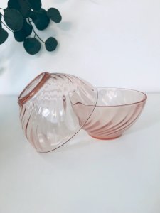 Bols vintage Arcoroc Rosaline