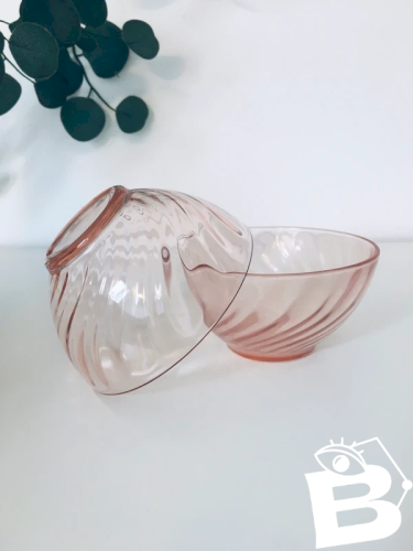 Bols vintage Arcoroc Rosaline