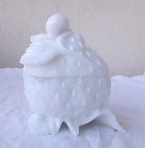 Opaline candy jar