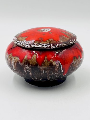 Bonbonnière rouge Vallauris