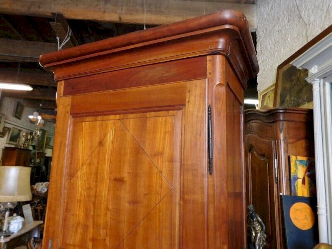 BONNETIERE ARMOIRE EN MERISIER 1 PORTE 1 TIROIR DU XIX ème SIECLE