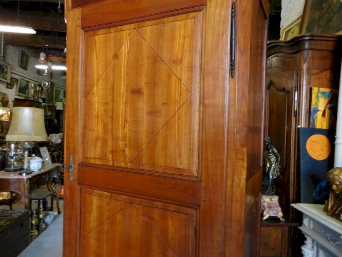 BONNETIERE ARMOIRE EN MERISIER 1 PORTE 1 TIROIR DU XIX ème SIECLE