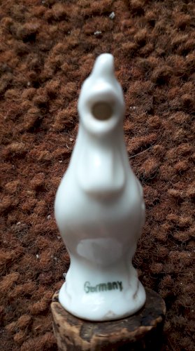Bouchon coq en porcelaine