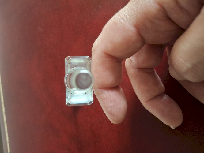 Bouchon de bouteille de vin en verre soufflé Goebel Artis Orbis collection Gustav Klimt