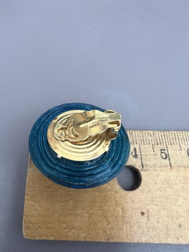 Boucle d’oreille clip vintage Monique Vedié Talosel 1960/1980  Couture Creation