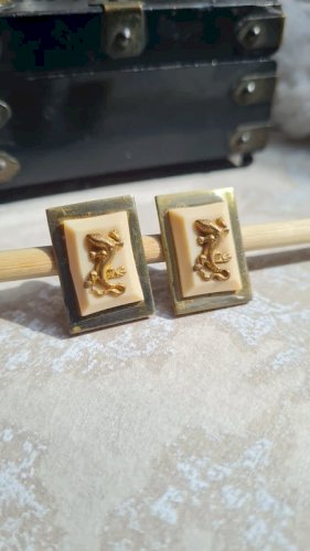 Boucle Doreilles Lézard - clips - Jean Painlevé- années 30