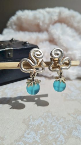 Boucles d oreilles Cécile & Jeanne -clips - vintage