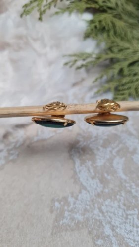 Boucles d oreilles - clips - anciens clips émaillés