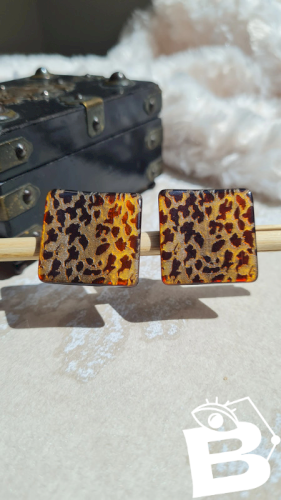boucles d oreilles - clips - Made in Italy - années 80- vintage- marque ?