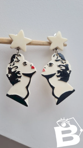 Boucles d oreilles - clips - Madonna - vintage 1986- collection Madonna