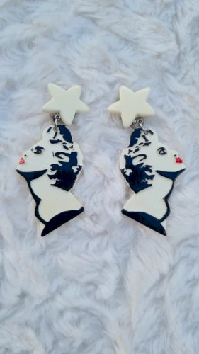 Boucles d oreilles - clips - Madonna - vintage 1986- collection Madonna
