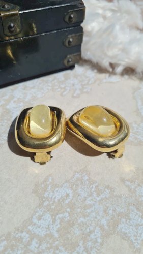 Boucles d oreilles  - clips - vintage