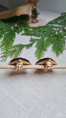 Boucles d oreilles Cœurs -clips rare oversize - Yves Saint Laurent