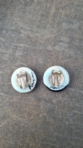 Boucles d oreilles de chats noir -clips vintage signés Pavone années 80