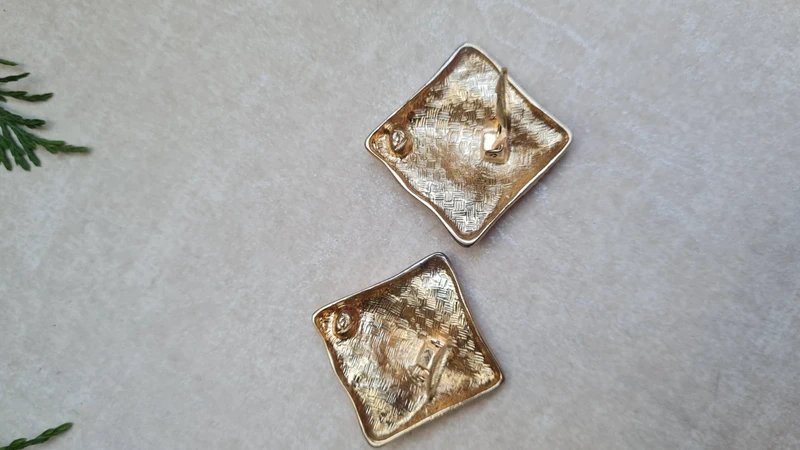 Boucles d oreilles Lancôme - clips Vintage Lancôme