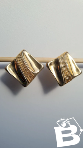 Boucles d oreilles Lancôme - clips Vintage Lancôme