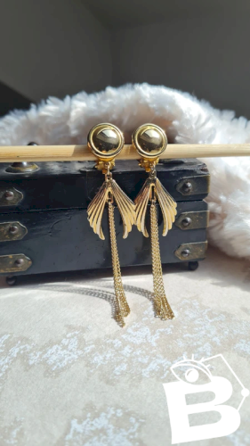 Boucles d oreilles Laure de Gazaillan -clips - vintage