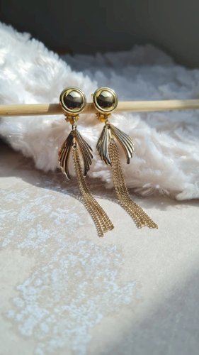 Boucles d oreilles Laure de Gazaillan -clips - vintage