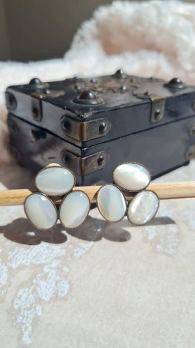 Boucles d oreilles Simone DAvray Paris - clips - vintage