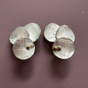 Boucles d’oreille vintage Monique Vedié Talosel Élève De Line Vautrin Couture