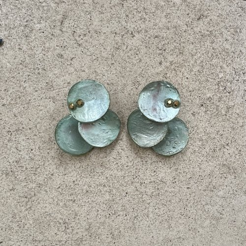 Boucles d’oreille vintage Monique Vedié Talosel Élève De Line Vautrin Couture