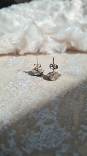 Boucles doreilles ancienne en argent