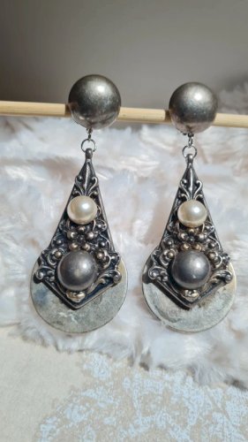 Boucles doreilles Charlie Laure Paris - clips - oversize - boucles doreilles pendantes - vintage