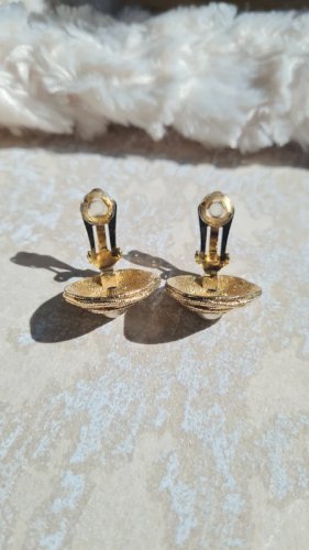 Boucles doreilles Christian Dior - clips vintage