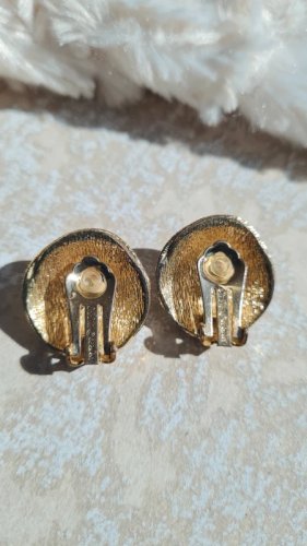 Boucles doreilles Christian Dior - clips vintage