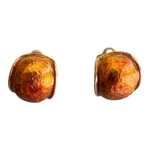 boucles d’oreilles clip 1960/70 signé Boucher -numérotées -￼vintage - Couture