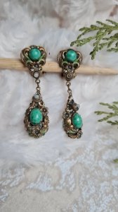 Earrings - vintage clip-ons from the 1920s-1930s