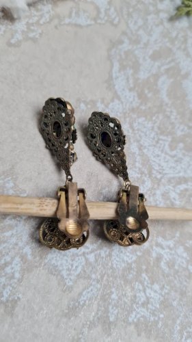 Boucles doreilles - clips anciens années 20-30