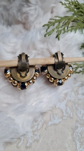 Boucles doreilles - clips anciens années 20-30