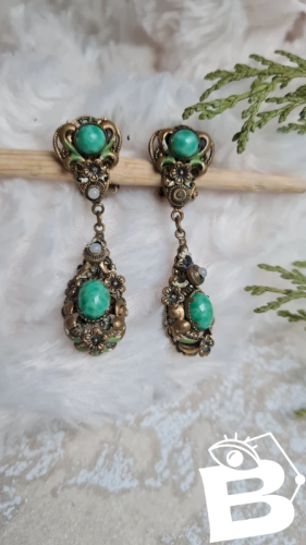 Boucles doreilles - clips anciens années 20-30