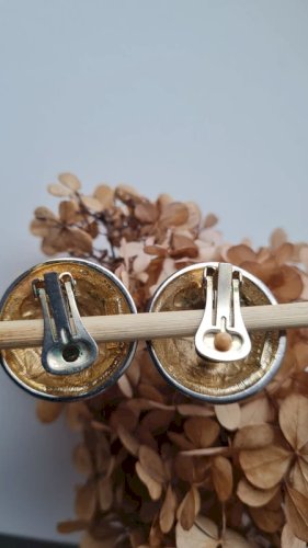 Boucles doreilles- clips - Leritz - vintage