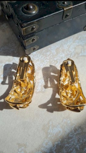 Boucles doreilles- clips - OR c Parisrevillon-vintage