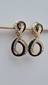 Boucles doreilles - clips vintage articulés
