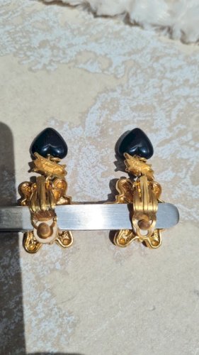 Boucles doreilles - clips vintage articulés